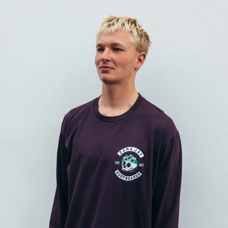 Zuma Jay Harlot Longsleeve T Shirt Plum-6